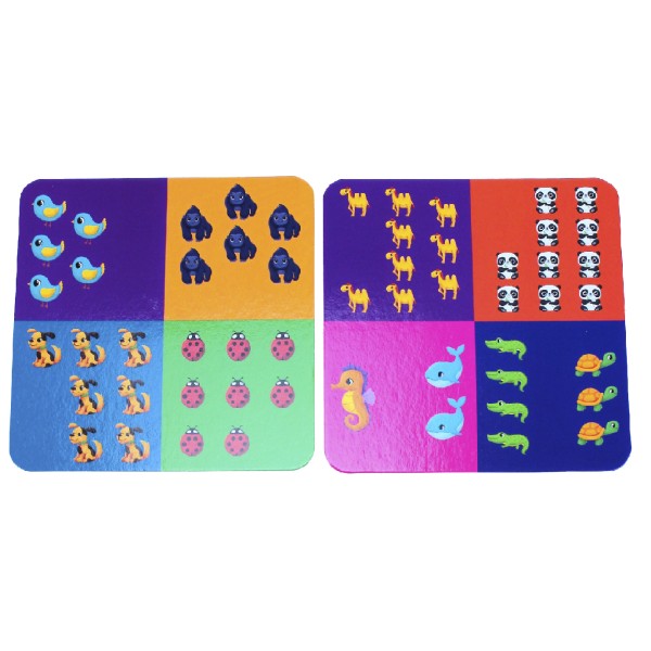 Гра розвиваюча "Вчимося рахувати" з пластиковими картками №VT1302-29(18)