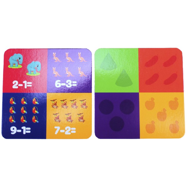 Гра розвиваюча "Вчимося рахувати" з пластиковими картками №VT1302-29(18)