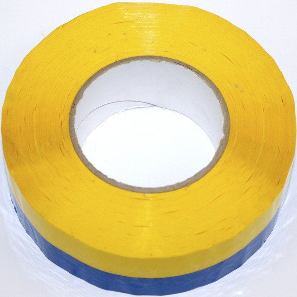 Стрічка клейка пакув. "Optima" 48ммх300м жовто-блакитна №O45378(1)(30)