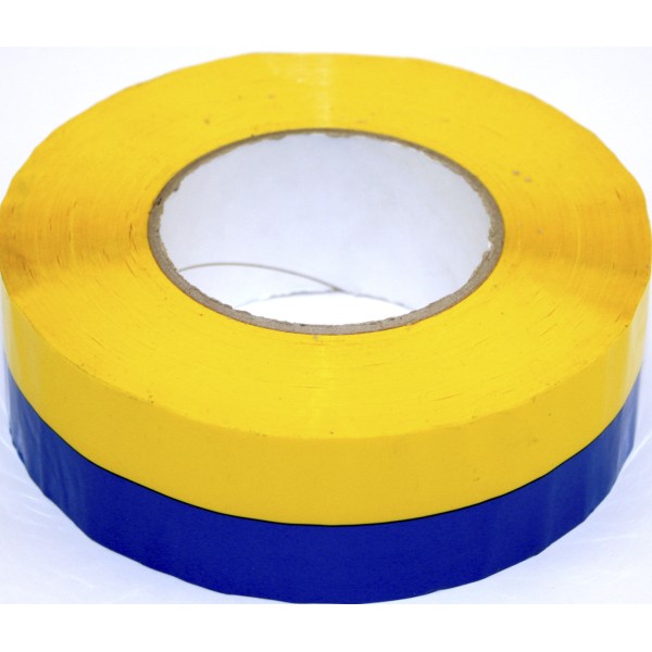 Стрічка клейка пакув. "Optima" 48ммх300м жовто-блакитна №O45378(1)(30)