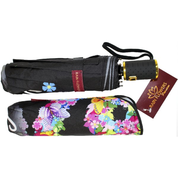 Парасолька жін. автомат "Rain Flowers" хустинка,в кор-ці №1040(12)(48)