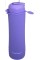 Пляшка для води силікон. Pump 600мл пудрово-фіолетовий №Z14648