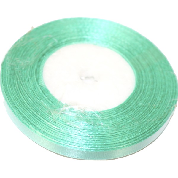 Стрічка атлас 0,5см/22м (м'ятна)(10)