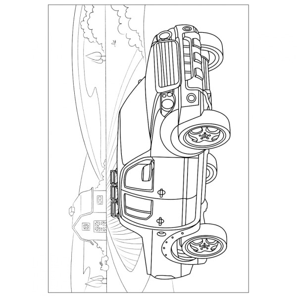 Розмальовка А4 "Супер автомобілі" 12стор. №743057/1В/(100)