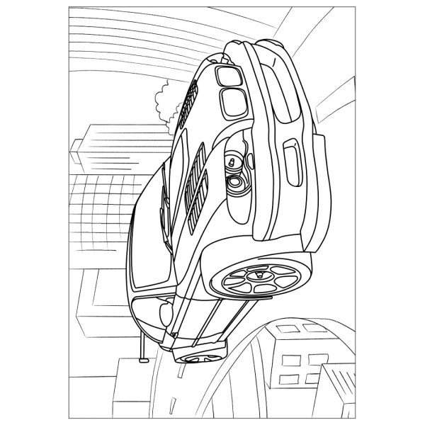 Розмальовка А4 "Супер автомобілі" 12стор. №743057/1В/(100)