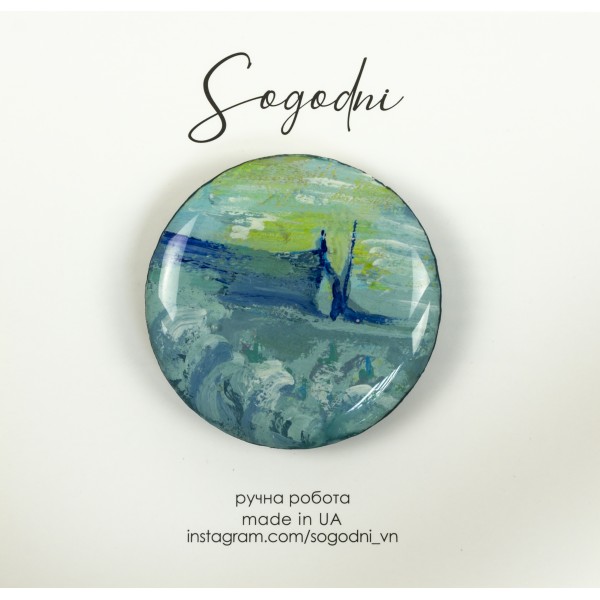 Брошка "Sogodni" Mood in museum M