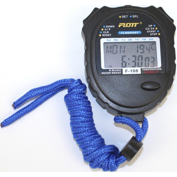 Секундомір Flott (пам'ять на 10) №F108