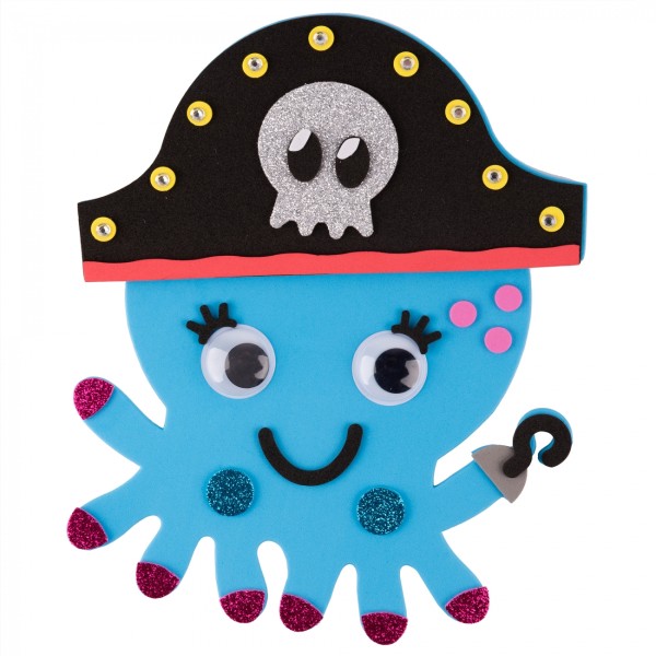 Набір для творч. "1В" "Восьминіг" аплікація,фоаміран ЕВА №954554(24)