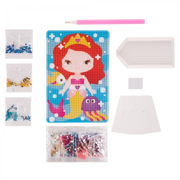 Набір для творч. "1В" "Русалонька" алмазна мозаїка №954567(24)