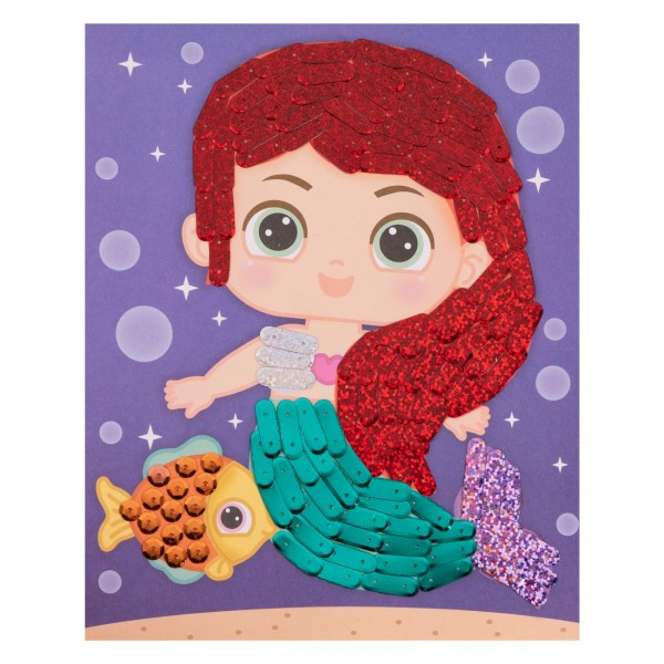 Набір для творч. "1В" "Русалонька" аплікація фігурними паєтками №954586(24)