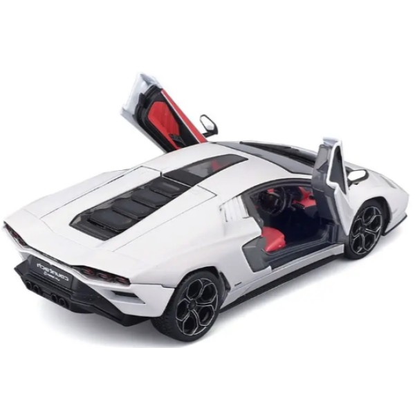 Автомодель "LAMBORGHINI" COUNTACH LPI 800-4 біла,червона(1:24) №18-21102/КіддіСвіт/(1)