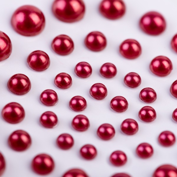 Набір перлин самокл. "Santi" вишнев. (50шт) №742982(10)