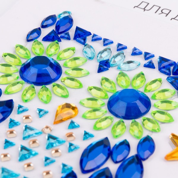 Аплікація зі стразів самокл. "Santi" Owl 9,5х8см №742989(10)