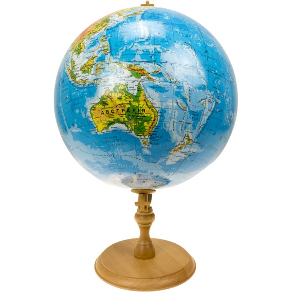 Глобус 320мм фіз.,1:5000000,в кор-ці №0225