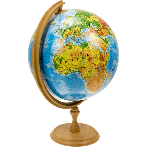 Глобус 320мм фіз.,1:5000000,в кор-ці №0225