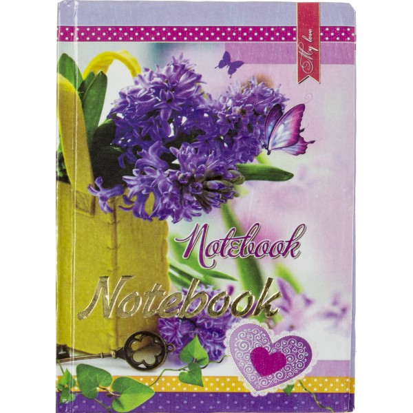 Блокнот А6 96арк. лін. тв. обкл. "Love" /Септима/(10)