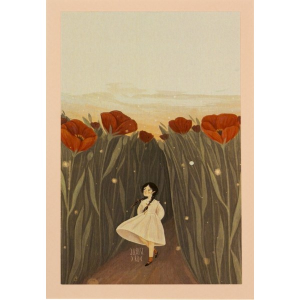 Листівка ручної роботи жіноча