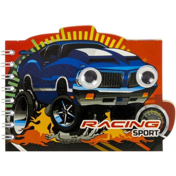 Блокнот пруж. бок. В7 карт. 40арк. "Апельсин""Оченята" подв. пруж.,лак №Б-Ф7-50(36)