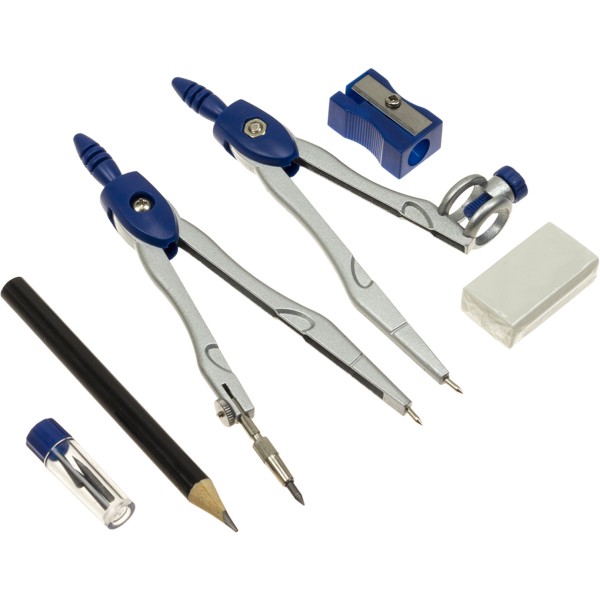 Готовальня "Economix/Maxi" 8предм.,синя,у футлярі №E81427/MX81427(12)(96)