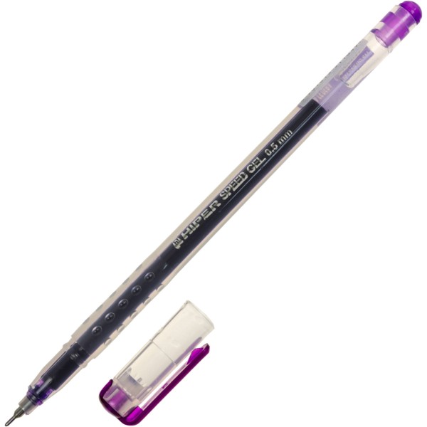 Ручка гел. "Hiper" №HG-911 Hiper Speed 3км 0,5мм фіолетова(10)(250)(2500)