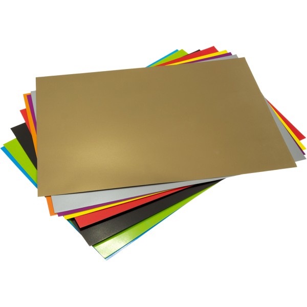 Картон кольор. А4 двостор. 9арк. №КДК-А4-9/АП-1106/Апельсин/(20)