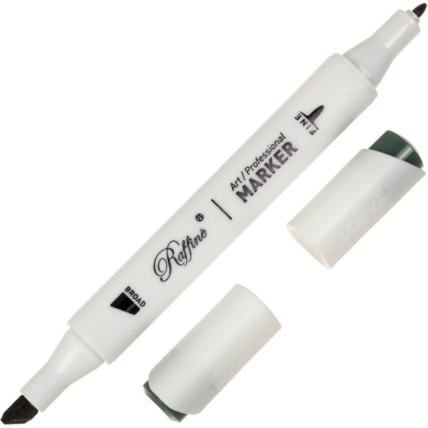 Маркер-скетч двусторонний Marco Chromium oxide green (6) №7800-6CB / B962