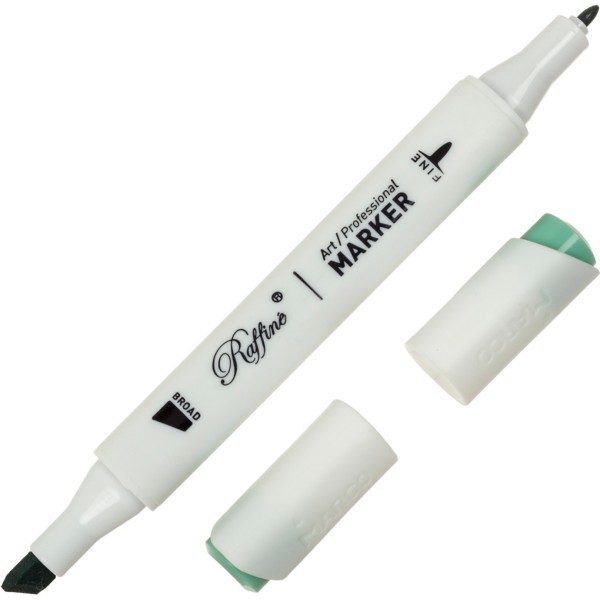 Маркер-скетч двусторонний Marco Verdigris (6) №7800-6CD / G122