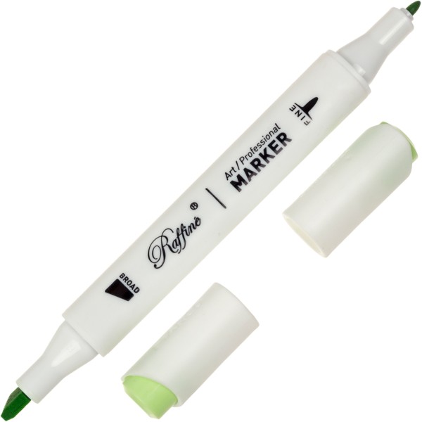 Маркер-скетч двусторонний Marco Pale green (6) №7800-6CD / G503