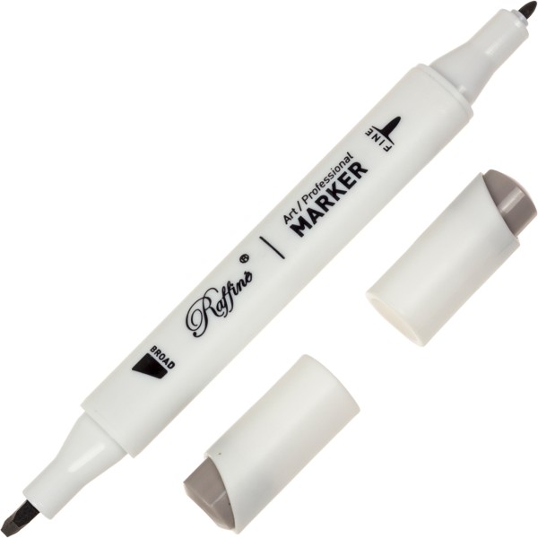 Маркер-скетч двусторонний Marco Warm grey 5 №7800-6CB / WG05