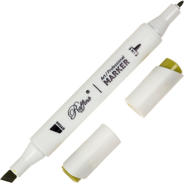  Маркер-скетч двухсторонний Marco Pale olive №7800-6CB/Y025