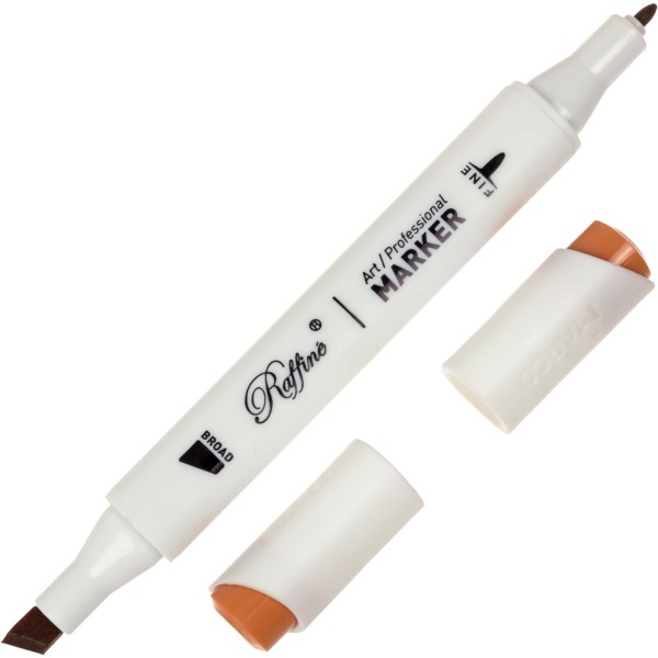 Маркер-скетч двусторонний Marco Terra cotta №7800-6CB / Y826