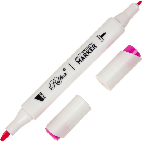  Маркер-скетч двухсторонний Marco Vivid pink №7800-6CB/R607