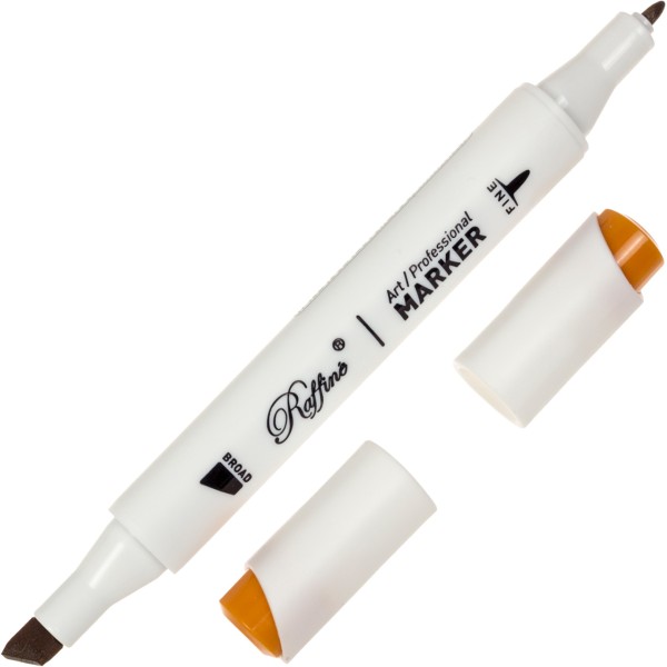  Маркер-скетч двухсторонний Marco Deep yellow ochre №7800-6CB/Y529