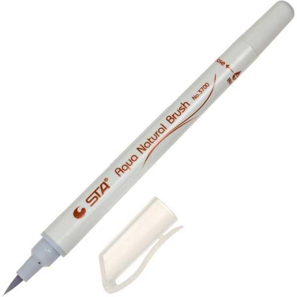 Маркер-пензлик аквар. "STA" №STA3700-25 блідо синій