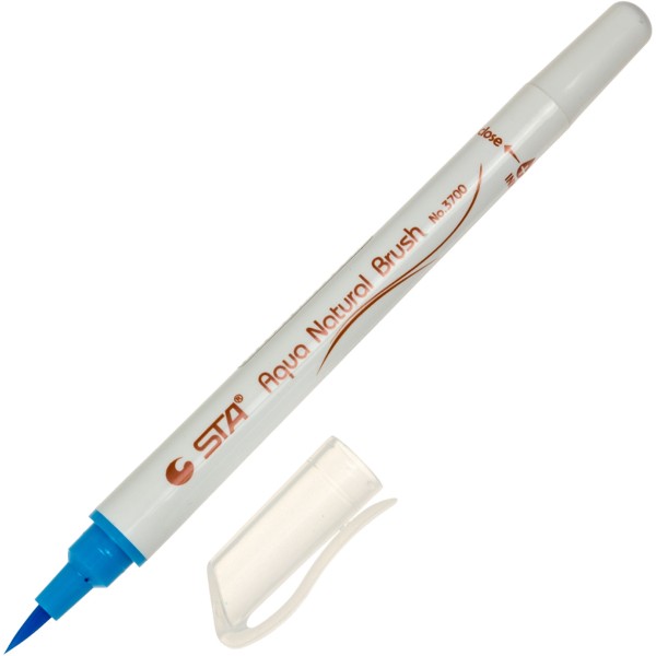 Маркер-пензлик аквар. "STA" №STA3700-27 блакитний