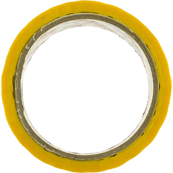 Стрічка клейка пакув. "Leader" 44ммх50м жовта №395040(6)(72)