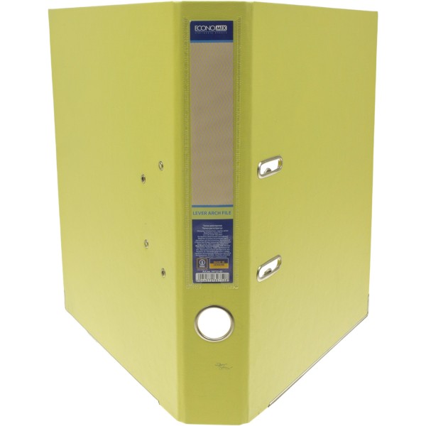 Папка-реєстратор А4 "Economix" 5см №E39722-85 Lux (світло-лимонна) зібраний(10)