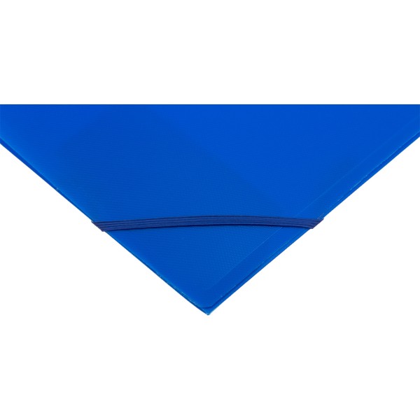 Папка "Optima" №O35699-02 А4 на рез. пласт. з карманом,синя(25)