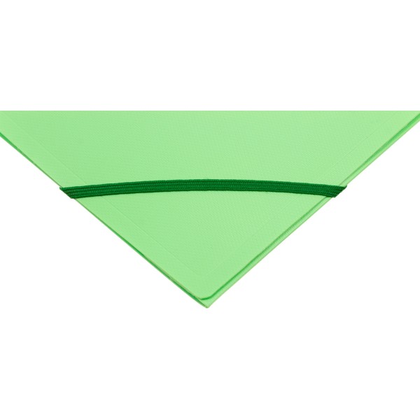 Папка "Optima" №O35699-04 А4 на рез. пласт. з карманом,зелена(25)