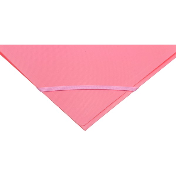 Папка "Optima" №O35699-89 А4 на рез. пласт. з карманом,пастельна рожева(25)