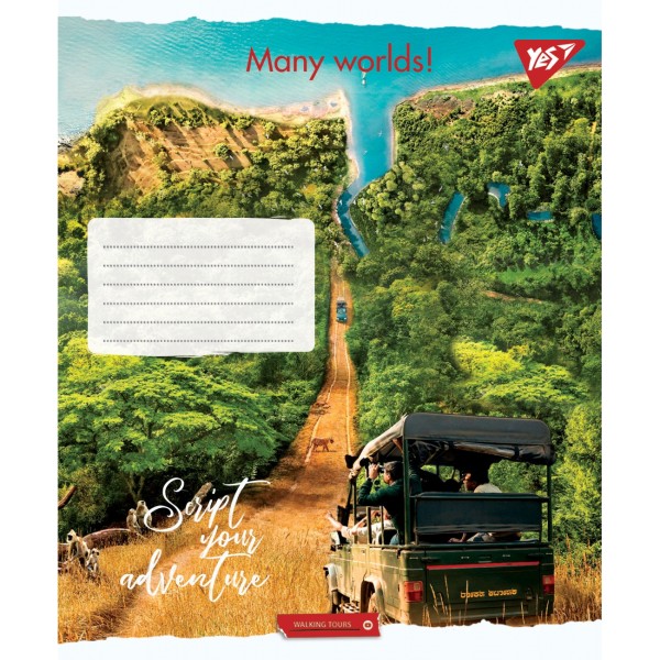 Зошит 60арк. лін. YES Many worlds! №766484(10)(160)