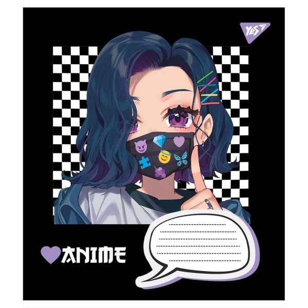 Зошит 12арк. кліт. YES Japan Tokyo №766270(25)(500)