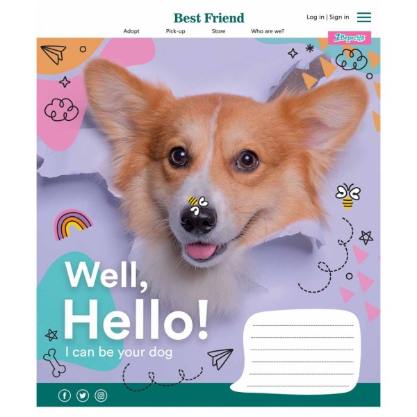 Зошит 12арк. лін. 1В Well, Hello №766284(25)(500)