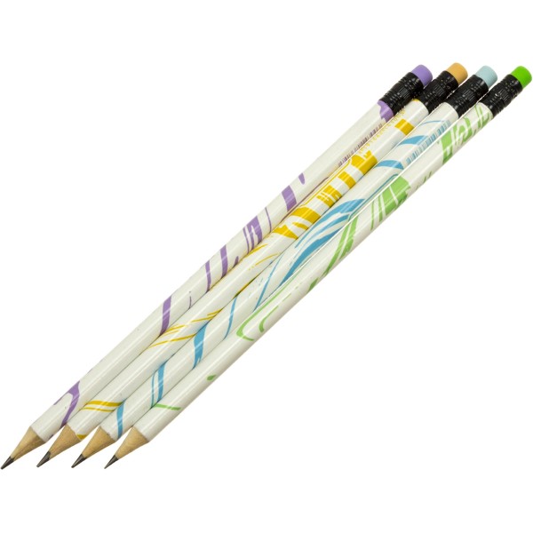 Олівець гр. "Class" №143C HB Fluent з гумкою(72)(288)(1728)