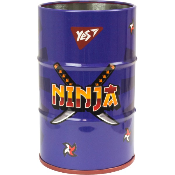 Стакан для ручок метал. "Yes" №470503 "Ninja"(50)