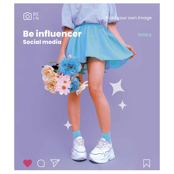 Зошит 60арк. лін. Школярик "Be influencer" УФ лак №060-3213L(10)(80)