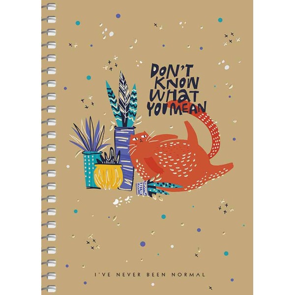 Блокнот пруж. А6 80арк. кліт. "Student" крафт,ВД-лак №A6-SC-080-6118K/Школярик/(4)(144)