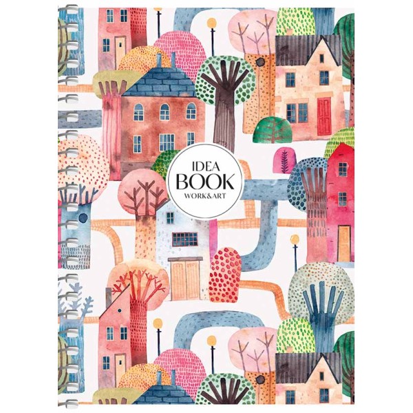 Блокнот пруж. А6 80арк. кліт. карт. "Student" УФ-лак №A6-SC-080-6111K/Школярик/(8)(192)