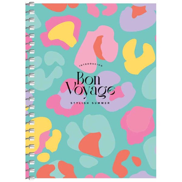 Блокнот пруж. А6 80арк. кліт. карт. "Student" УФ-лак №A6-SC-080-6112K/Школярик/(8)(192)