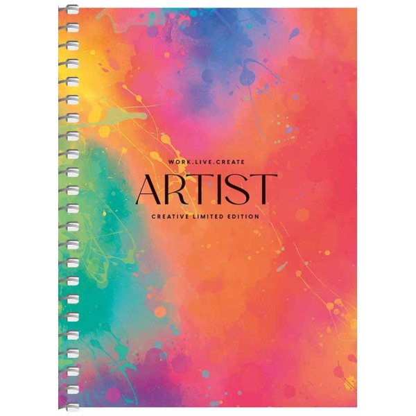 Блокнот пруж. А6 80арк. кліт. карт. "Student" УФ-лак №A6-SC-080-6112K/Школярик/(8)(192)